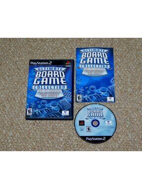 Ultimate Board Game Collection Sony PlayStation 2 PS2 Complete